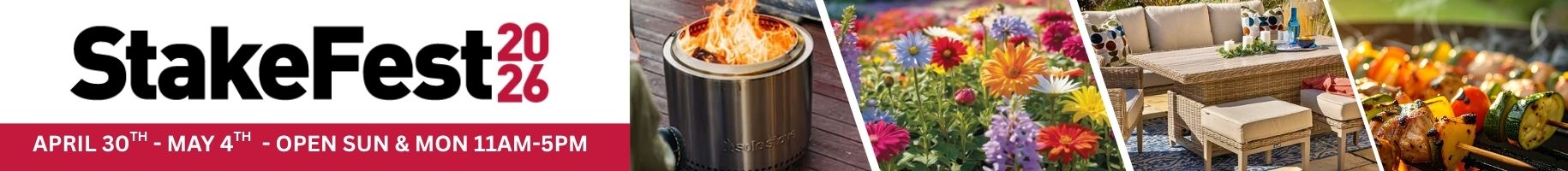 Stakefest 2026 April 30th-May 4th |